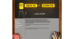 Desktop Screenshot of bierprofessor.nl